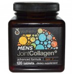 อาหารเสริม คอลลาเจน collagen ราคาส่ง ยี่ห้อ Youtheory, Mens Joint Collagen, Type 2, 120 Tablets